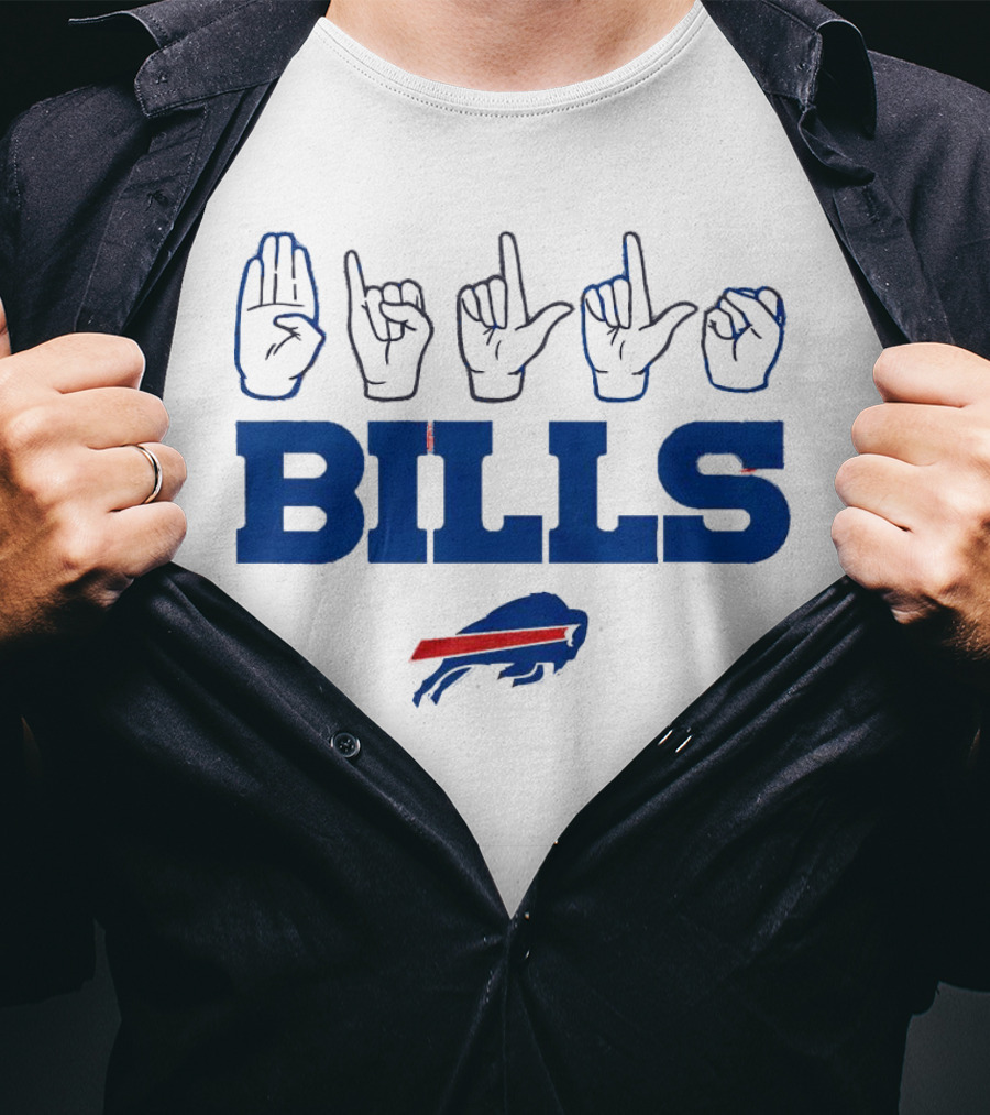 Love Bills ASL Buffalo Bills T-Shirt