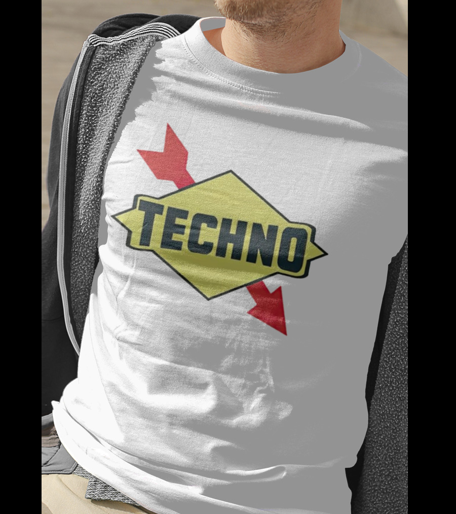 Techno Yellow Diamond Red Arrows T-Shirt