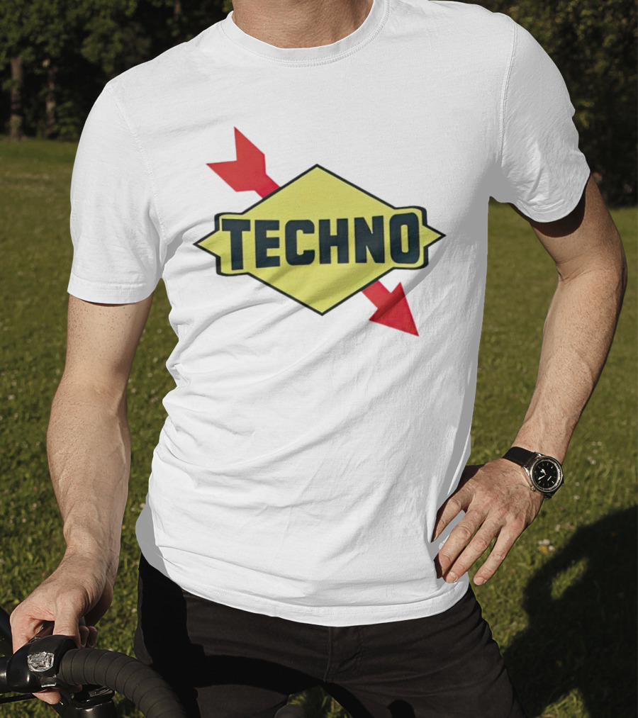 Techno Yellow Diamond Red Arrows T-Shirt