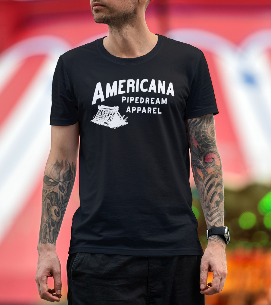 Americana Pipedream Apparel Camping Tent T-Shirt