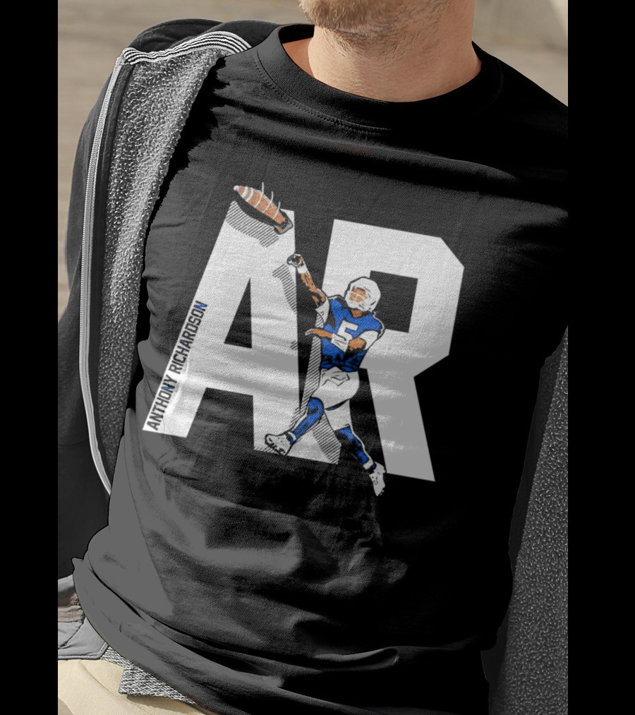 Anthony Richardson AR 5 Rocket Arm Football T-Shirt