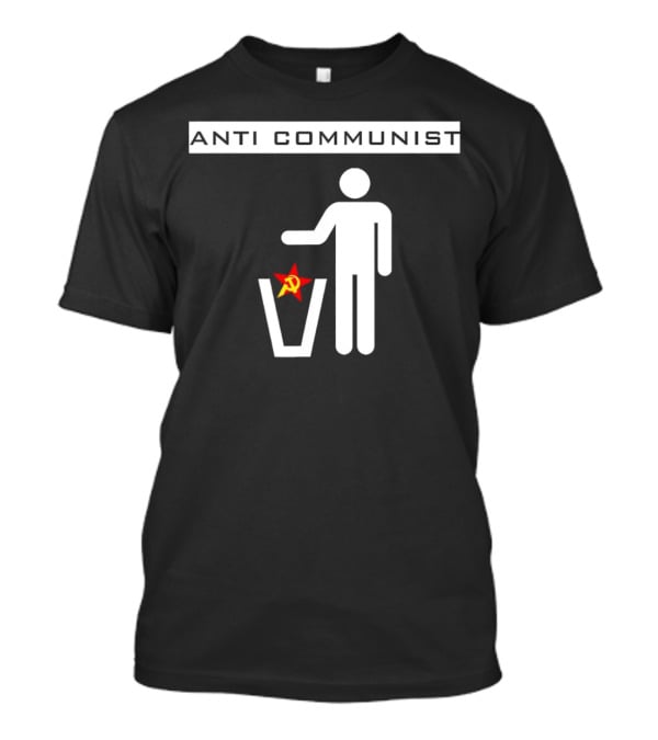 Anti Communist Throwing Away Soviet Hammer And Sickle T-Shirt