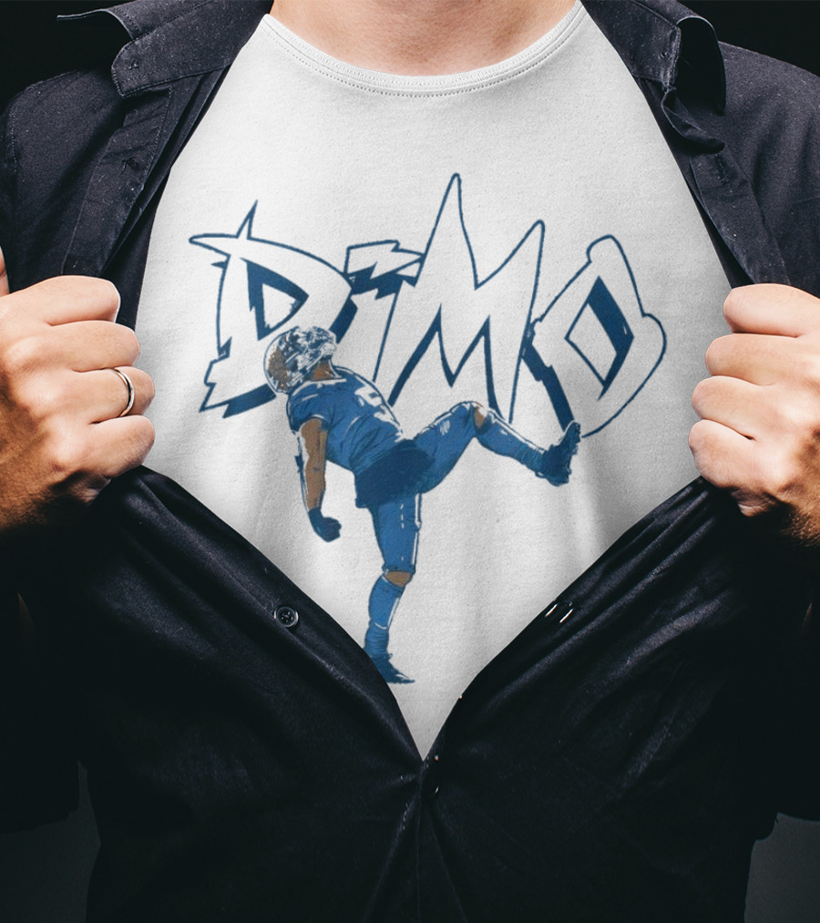 David Montgomery D-MO Football Celebration Sports T-Shirt