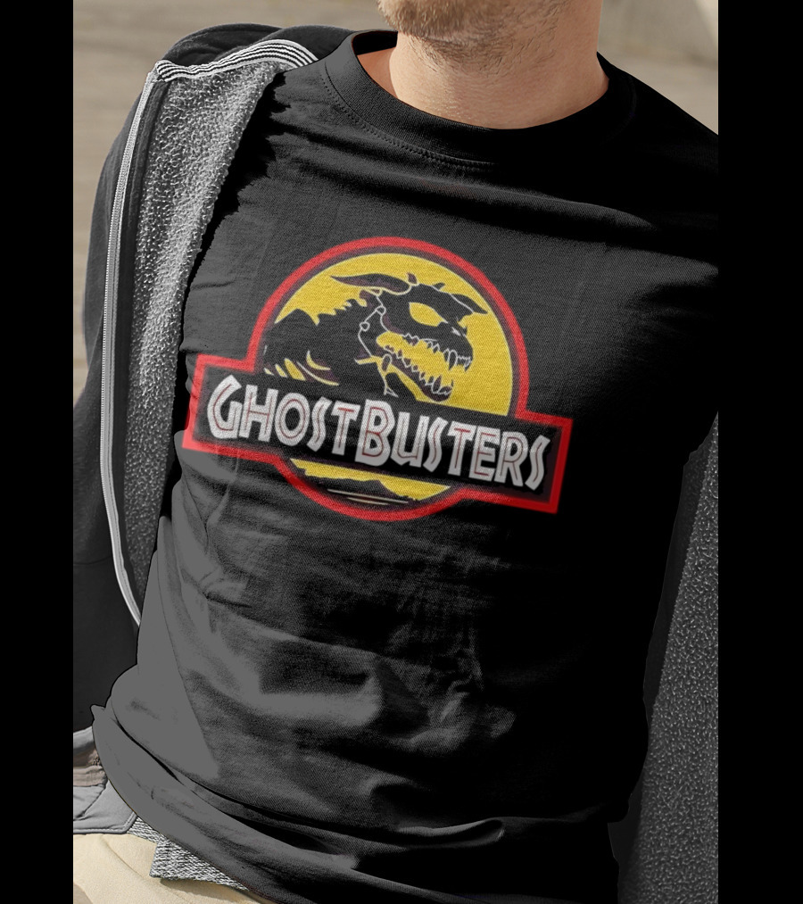 Ghost Busters Dinosaur Logo Jurassic Park T-Shirt