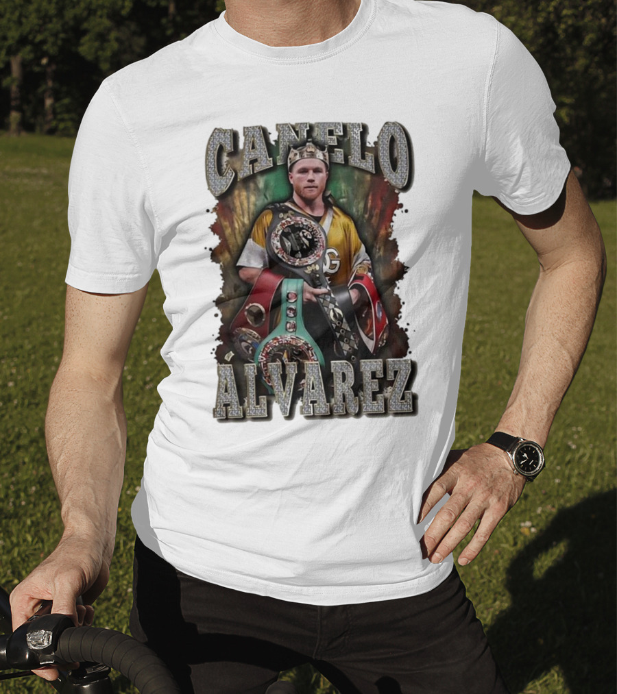 Canelo Alvarez Champion Boxing Titles Crown T-Shirt