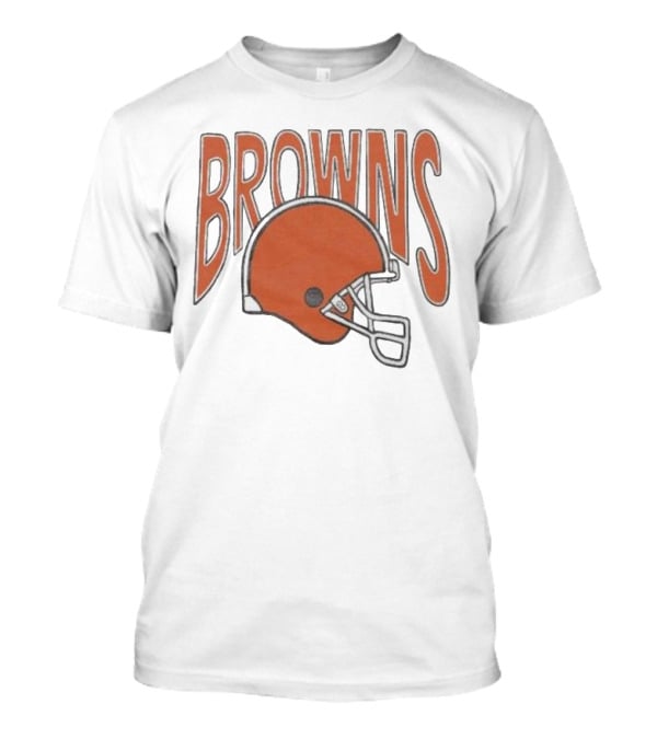 Browns 90s Helmet Cleveland Browns T-Shirt