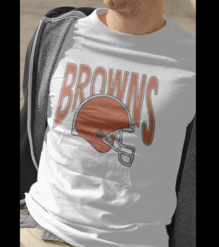 Browns 90s Helmet Cleveland Browns T-Shirt