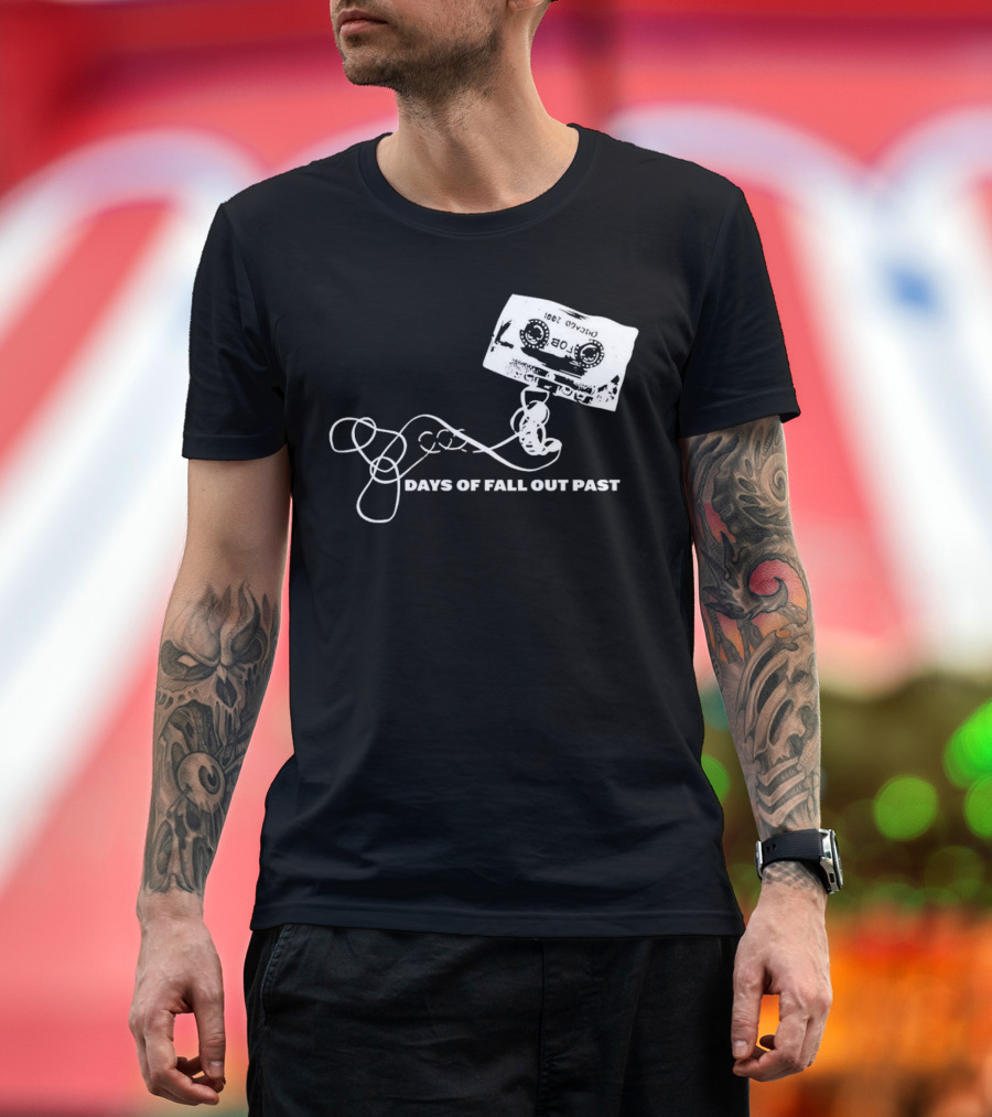 Days of Fall Out Past Cassette Tape T-Shirt