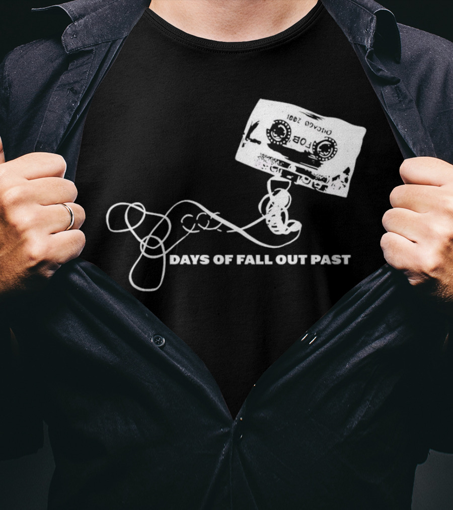 Days Of Fall Out Past Cassette Tape T-Shirt
