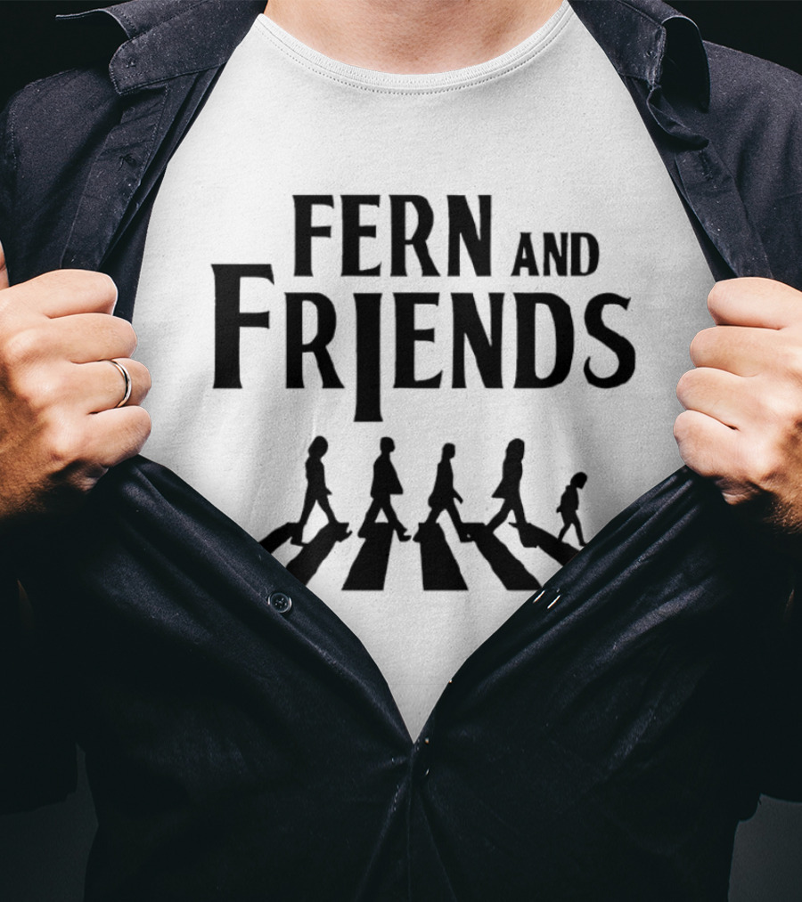 Fern And Friends Walking Across Iconic Abbey Road T-Shirt