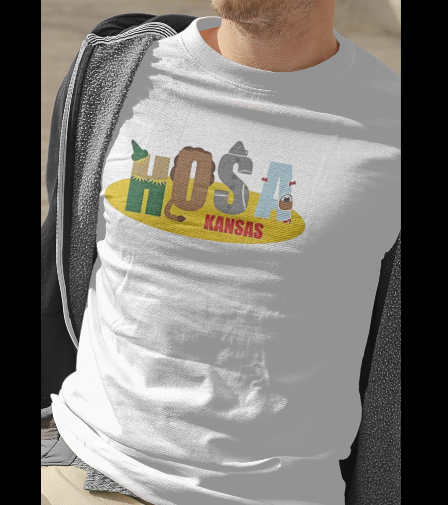 Hosa Kansas Yellow Brick Wizard Lion Tinman Scarecrow T-Shirt