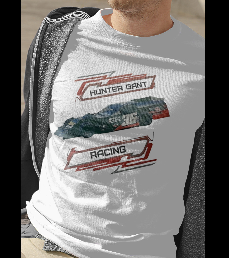 Hunter Gant Nascar Racing Car 36 T-Shirt