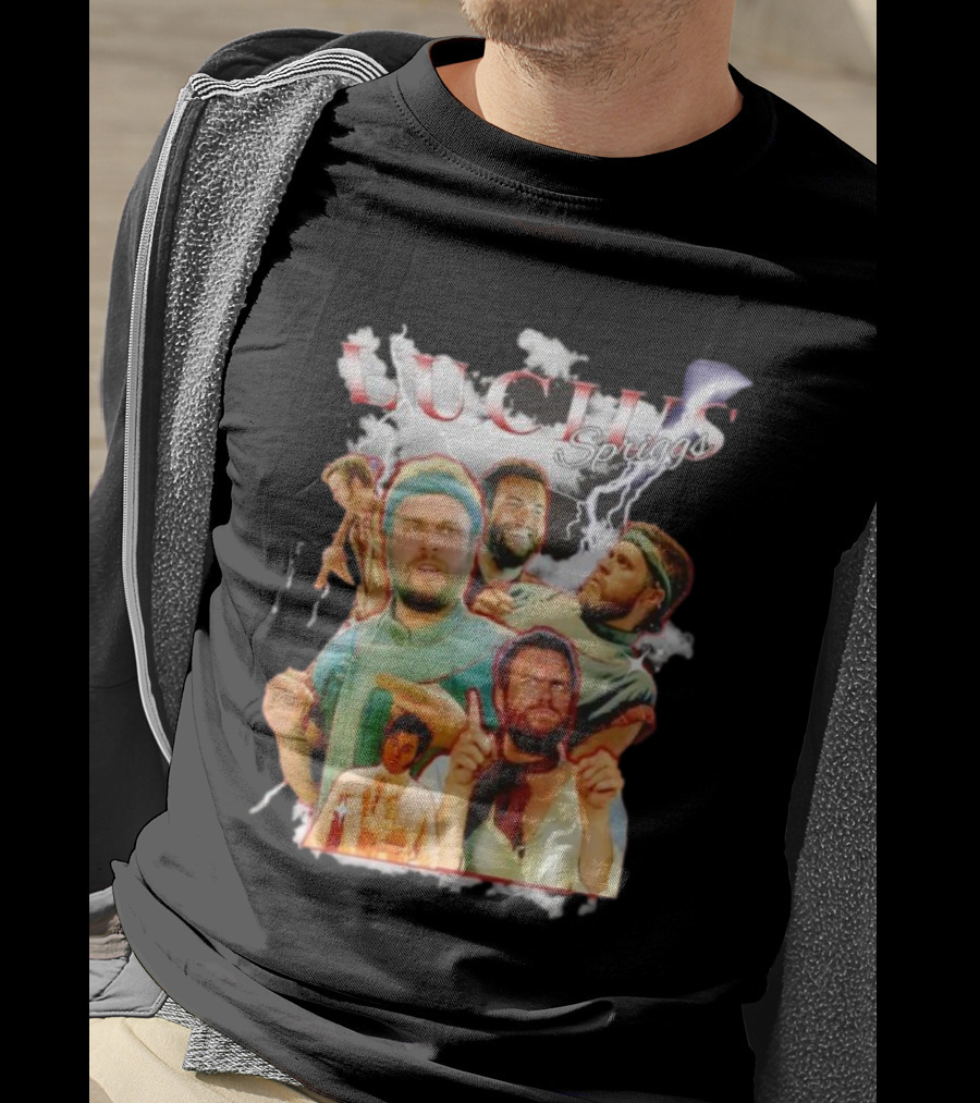 Lucius Spriggs Retro Character Collage T-Shirt