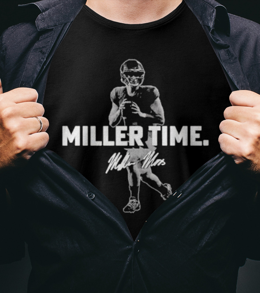 Miller Time Miller Moss USC Trojans Signature Football Hero T-Shirt