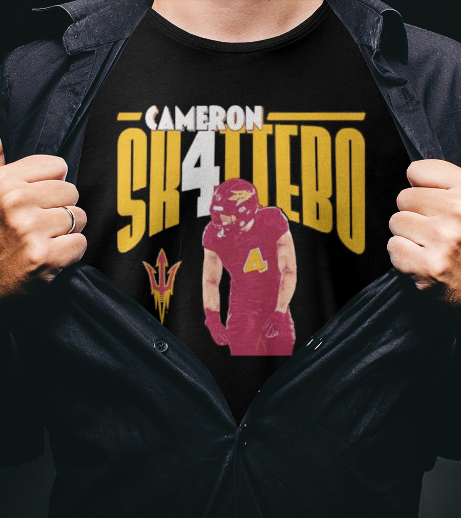 Cameron Skattebo Sk4ttebo Arizona State Sun Devils Football T-Shirt