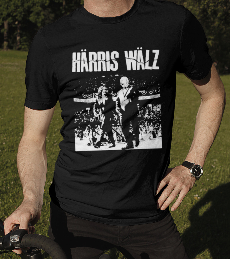 Härris Wälz Black And White Concert Scene T-Shirt