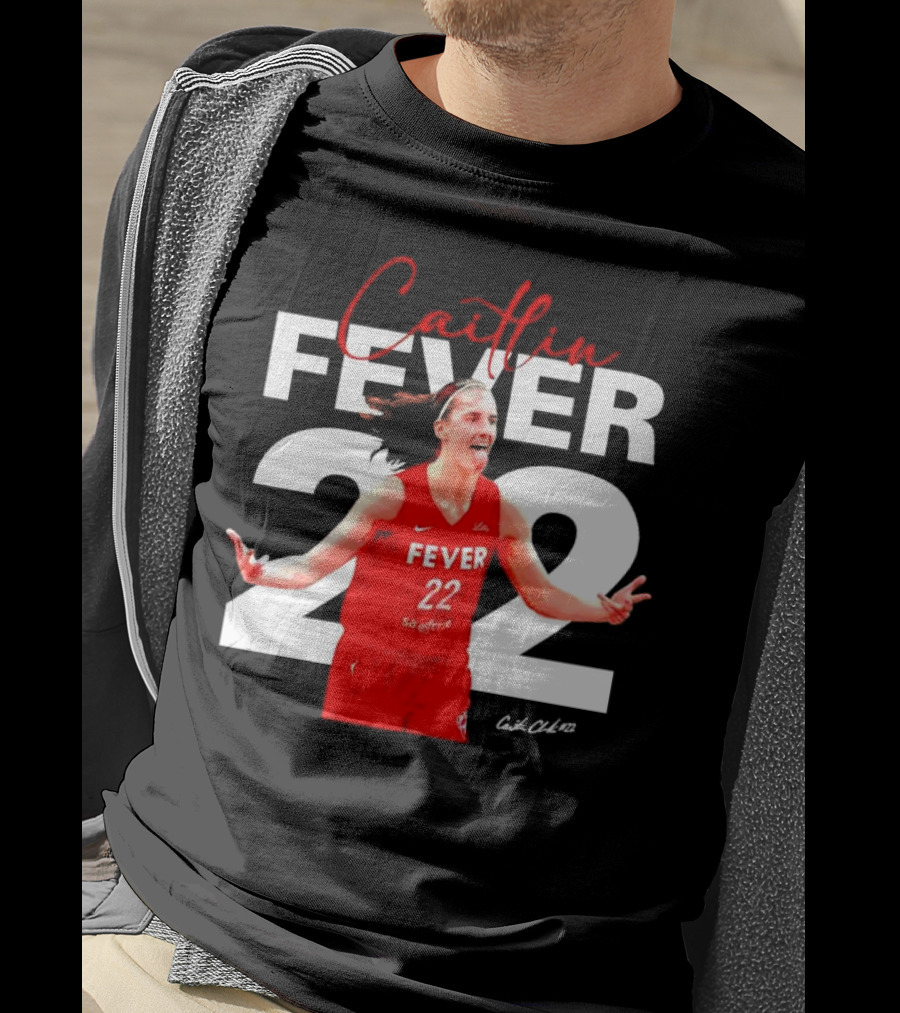 Caitlin Fever 22 Red Jersey SaeFere T-Shirt