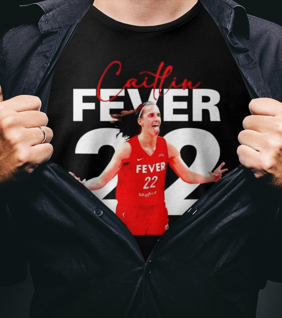 Caitlin Fever 22 Red Jersey SaeFere T-Shirt