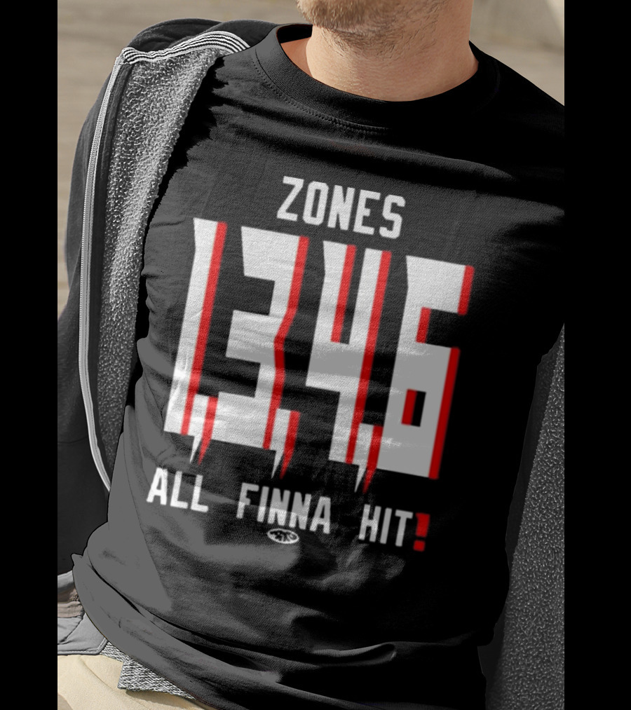 Zones 1 3 4 6 All Finna Hit Freakorico ATL Hoe T-Shirt