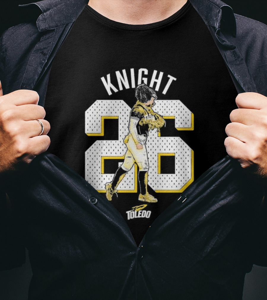 Knight Toledo Rockets Football Number 26 Jersey T-Shirt