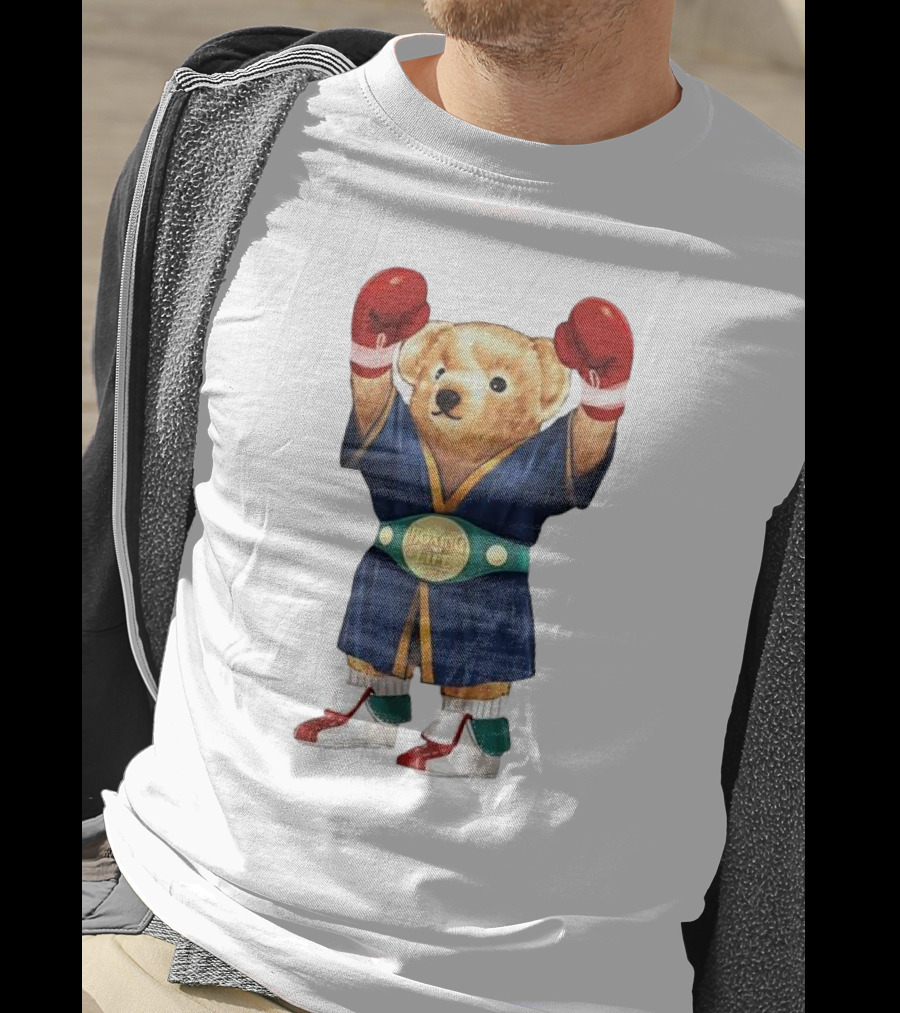 Canelo Bear Champion Boxing No Life Boxing Gloves Robe T-Shirt