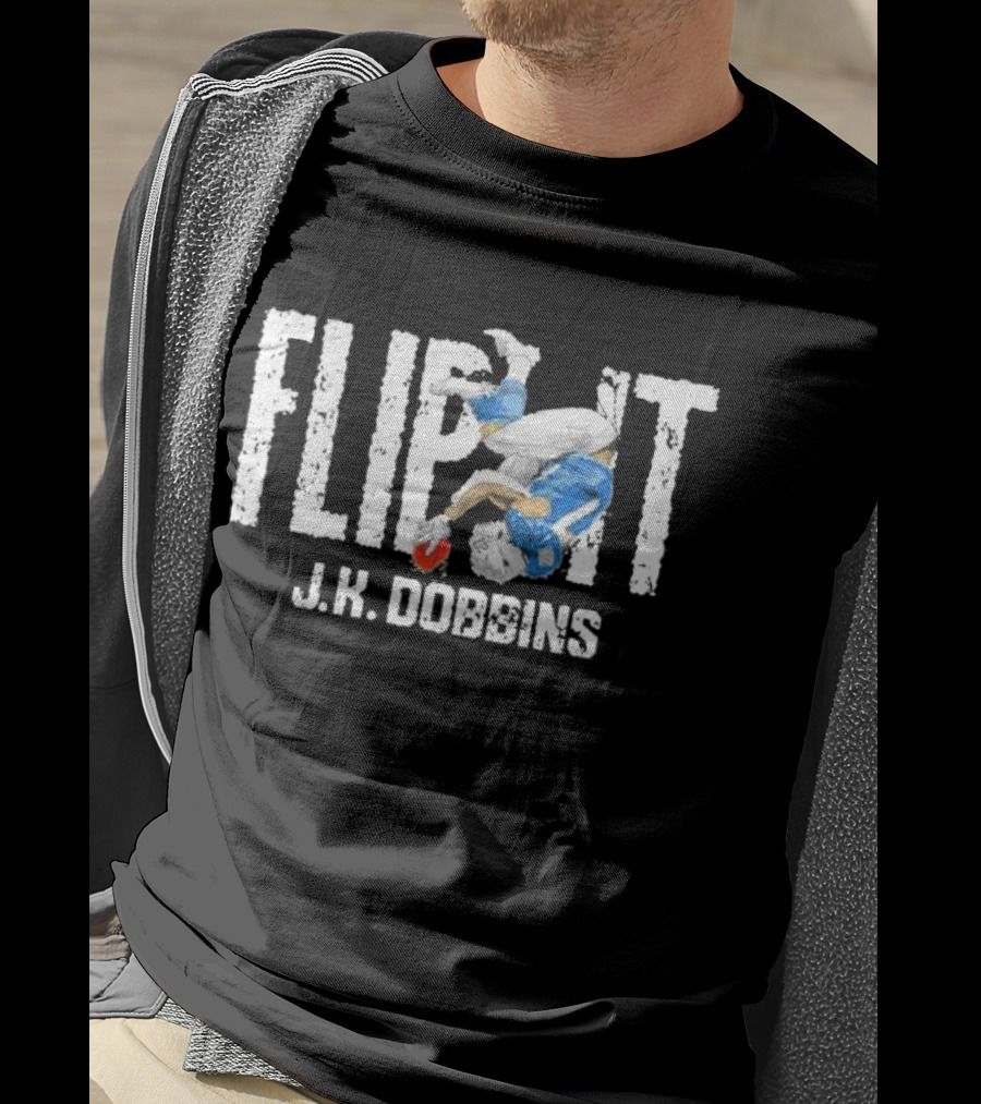 Flip It J.K. Dobbins Los Angeles Chargers Football Action T-Shirt