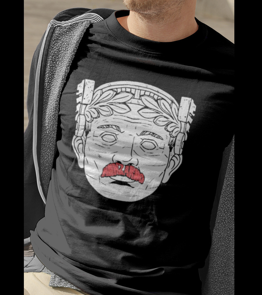 Guardian Maxilarino Mustache Roman Bust T-Shirt