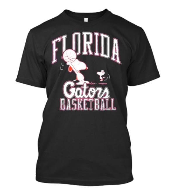 Florida Gators Basketball Snoopy And Woodstock Playing Basketball T-Shirt