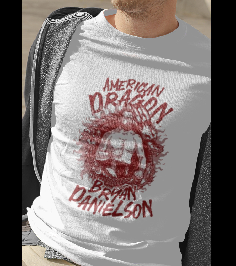 American Dragon Bryan Danielson Fiery Red Power T-Shirt