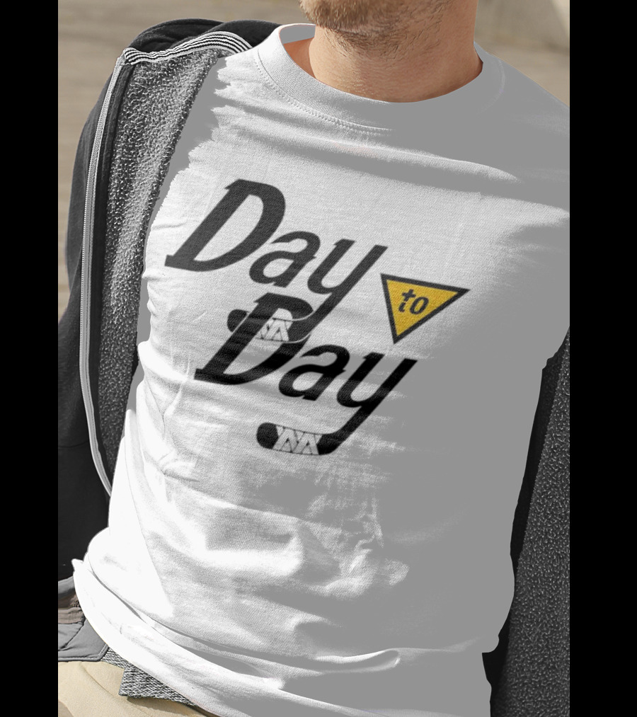 Day To Day Pittsburgh Penguins Hockey Stick Triangle T-Shirt