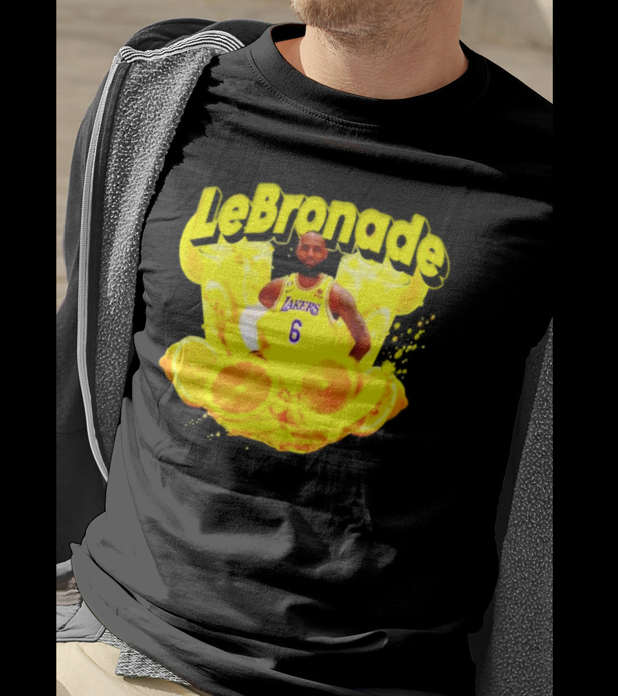 LeBronade LeBron James Los Angeles Lakers 6 Lemon Explosion T-Shirt