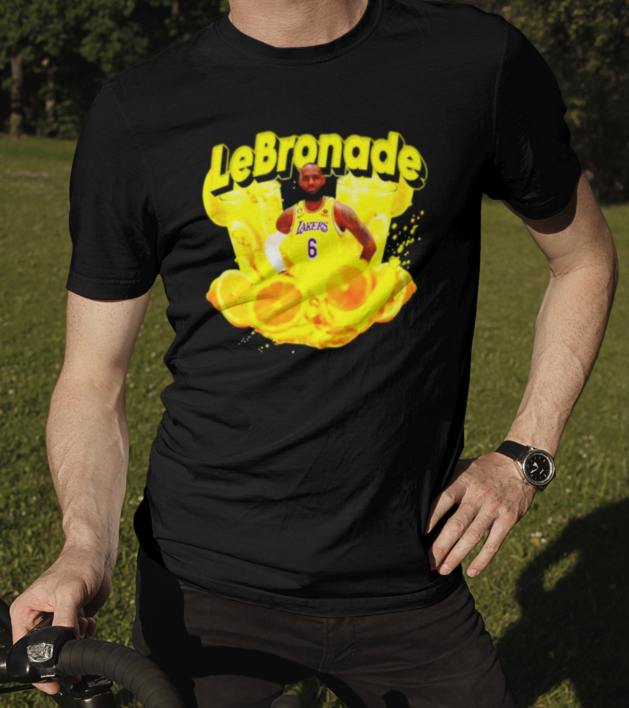 LeBronade LeBron James Los Angeles Lakers 6 Lemon Explosion T-Shirt