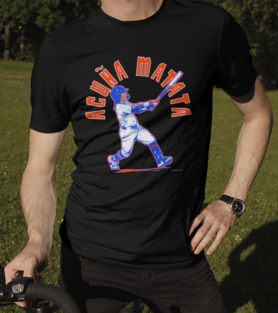 Acuna Matata Baseball Swing New York Mets T-Shirt