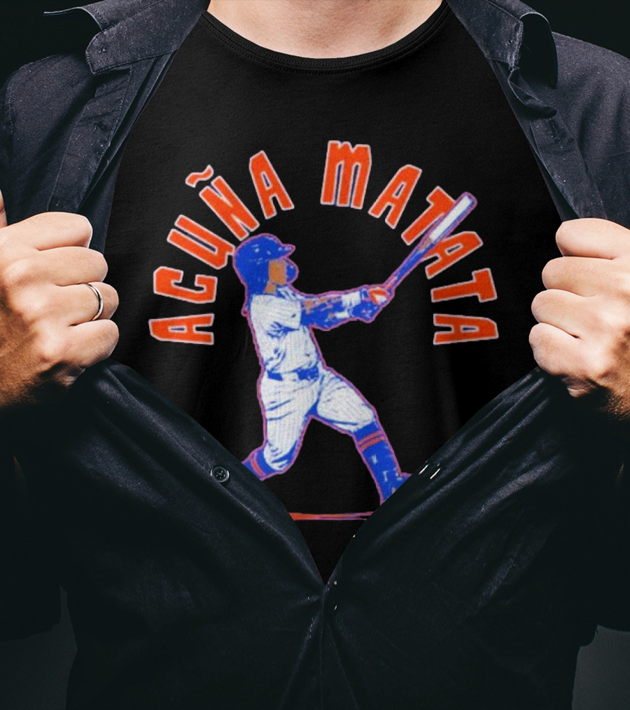 Acuna Matata Baseball Swing New York Mets T-Shirt