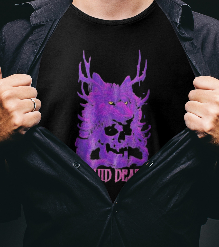 Liquid Death Purple Deathwolf Skull T-Shirt