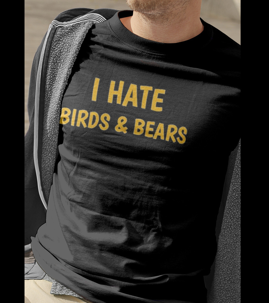 Milwaukee Brewers I Hate Birds And Bears Fan Rivalry T-Shirt