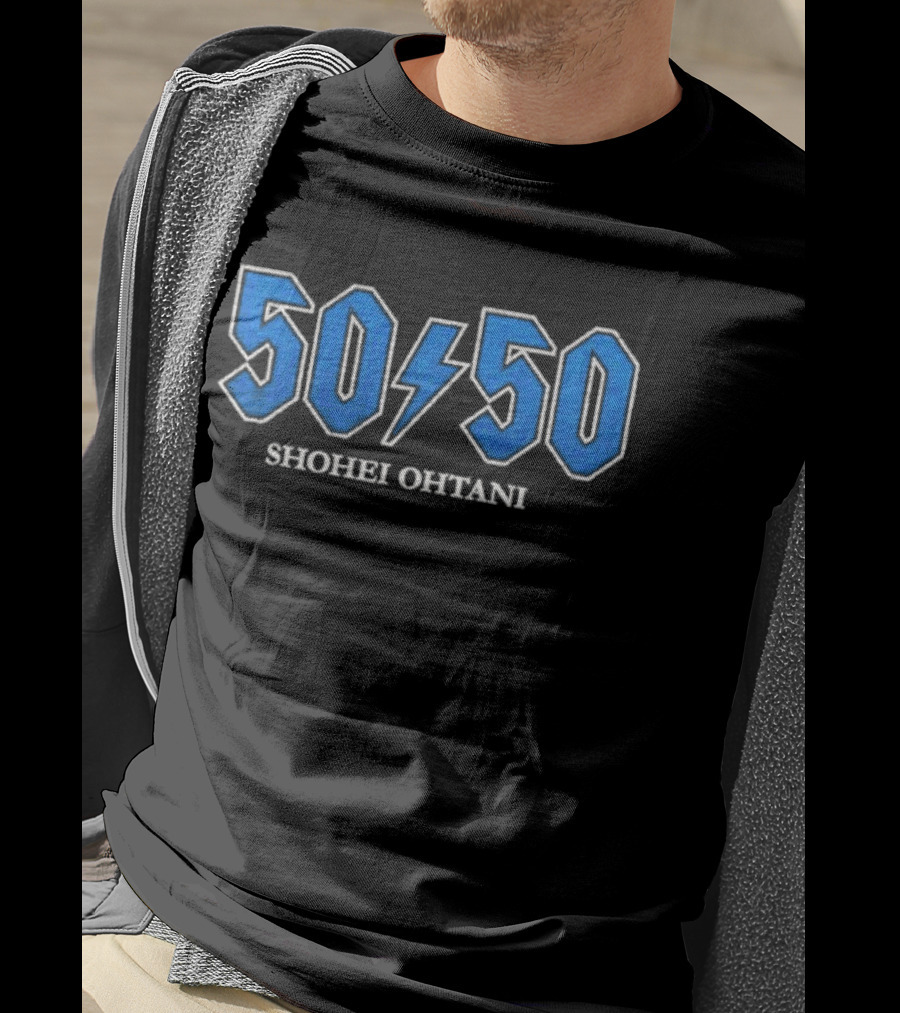Shohei Ohtani 50 50 Lightning T-Shirt