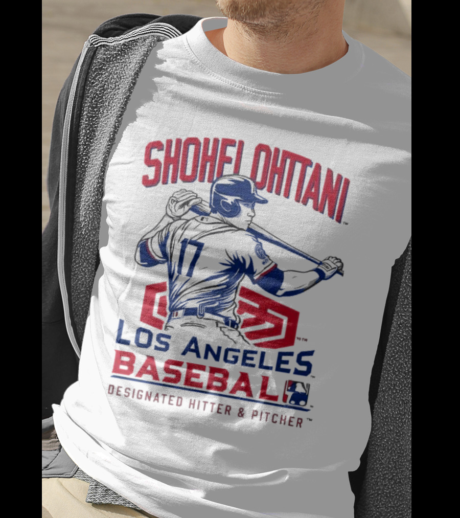 Shohei Ohtani Los Angeles Baseball Designated Hitter And Pitcher T-Shirt