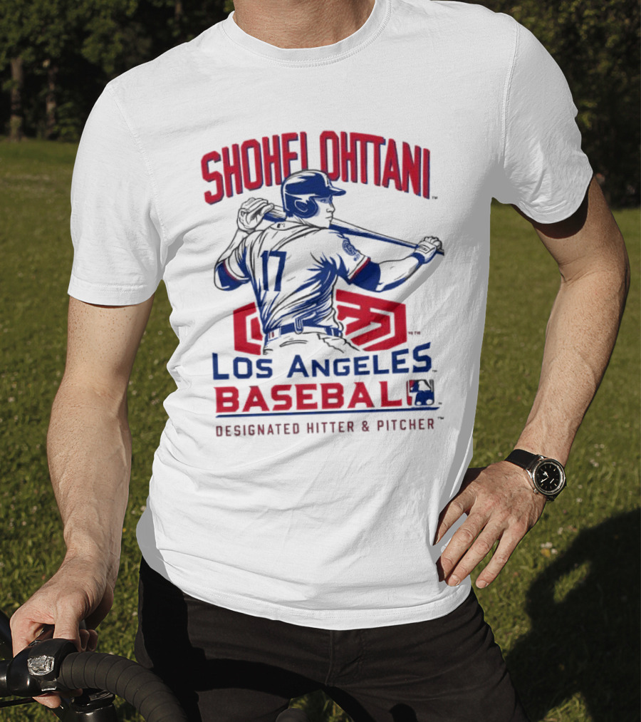 Shohei Ohtani Los Angeles Baseball Designated Hitter And Pitcher T-Shirt