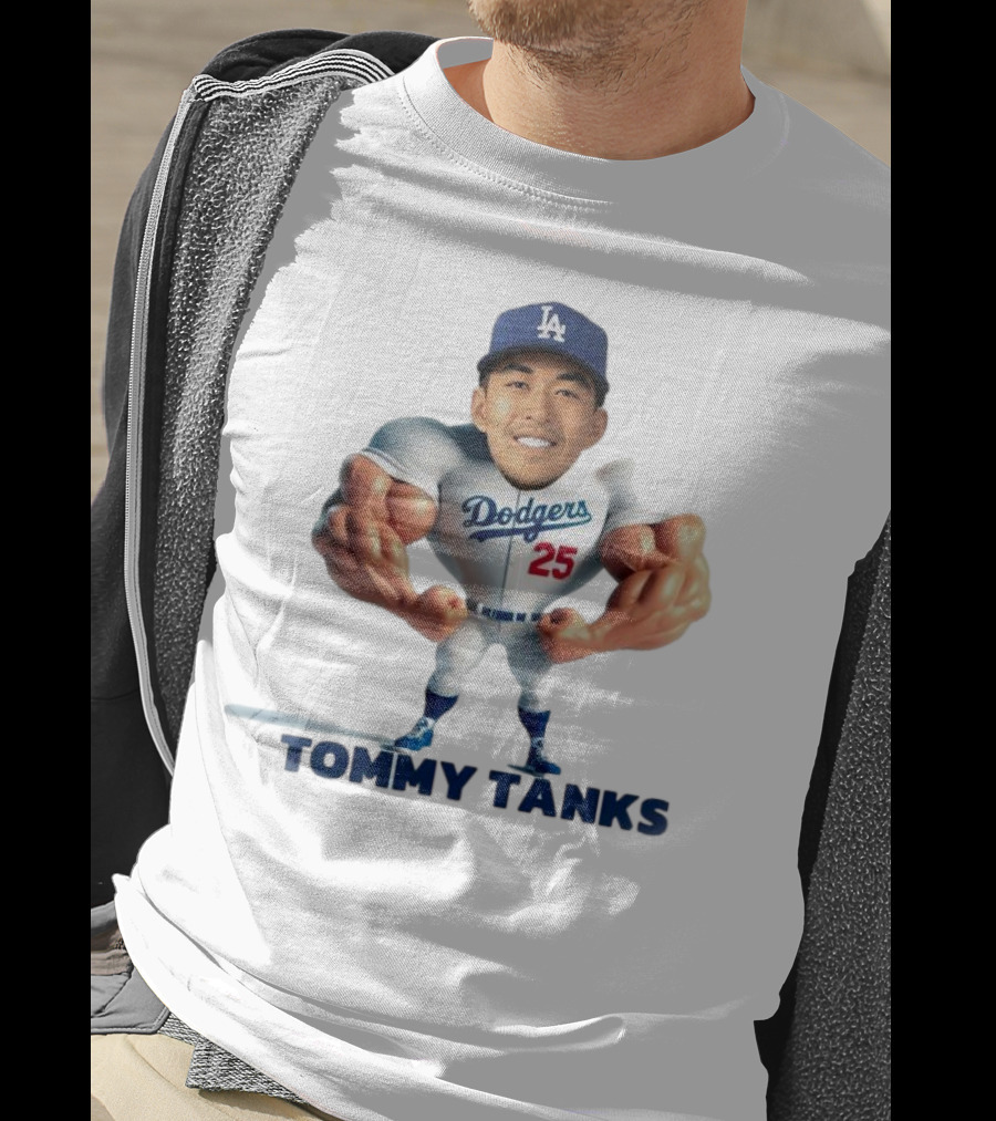 Tommy Tanks Los Angeles Dodgers 25 Character T-Shirt