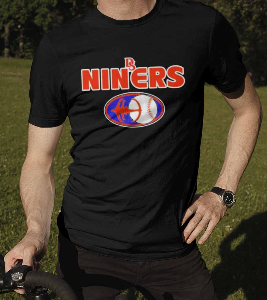 DS Niners Baseball Sports Team Emblem T-Shirt