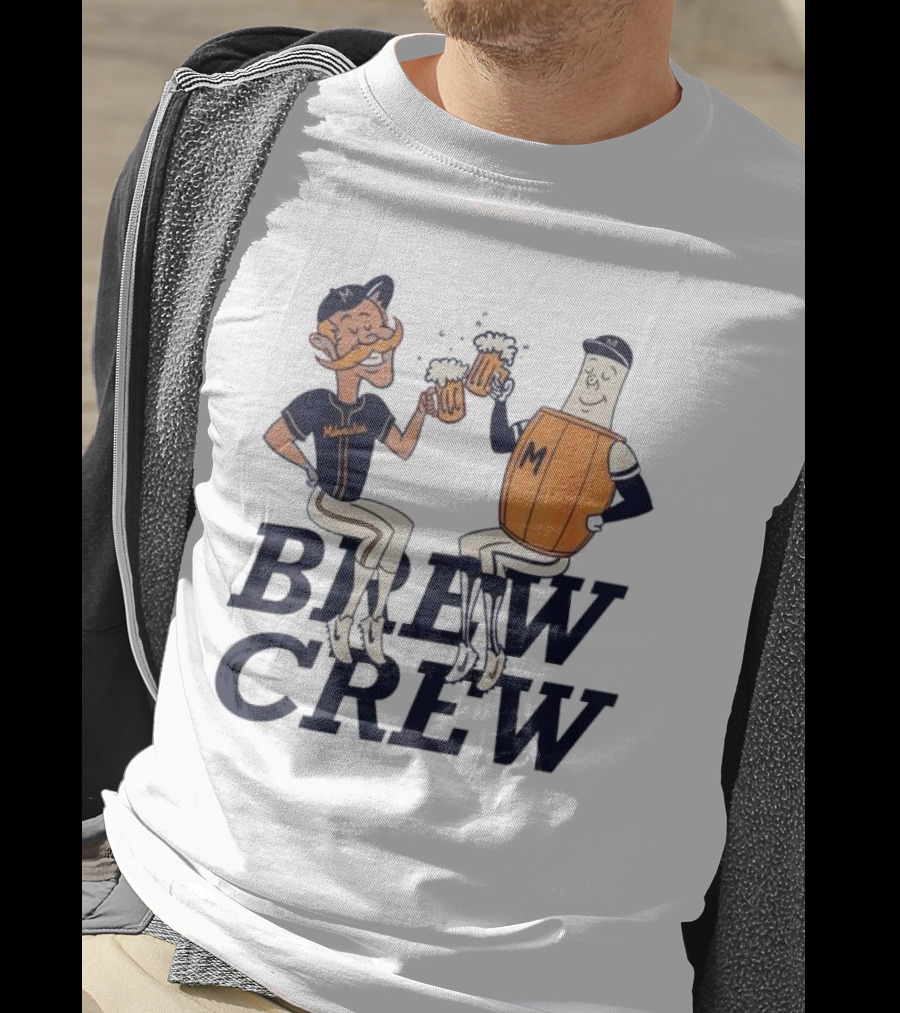 Milwaukee Brew Crew Drinking Mascots T-Shirt