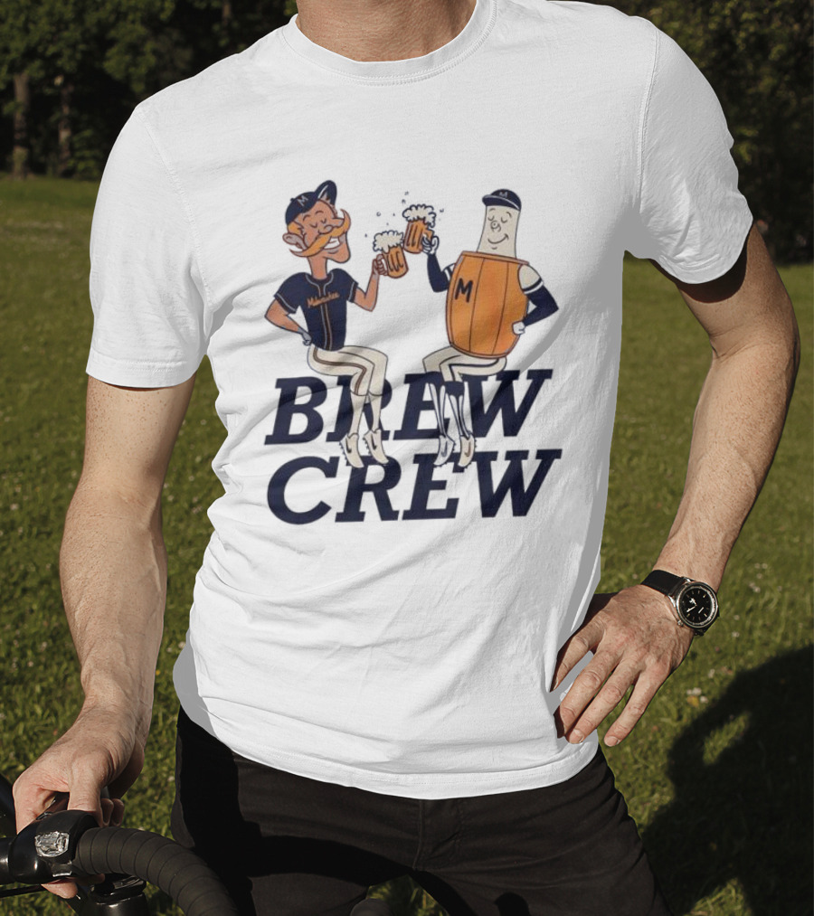 Milwaukee Brew Crew Drinking Mascots T-Shirt