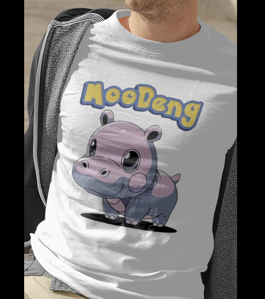 MooDeng Hippo Cartoon Cute Character T-Shirt