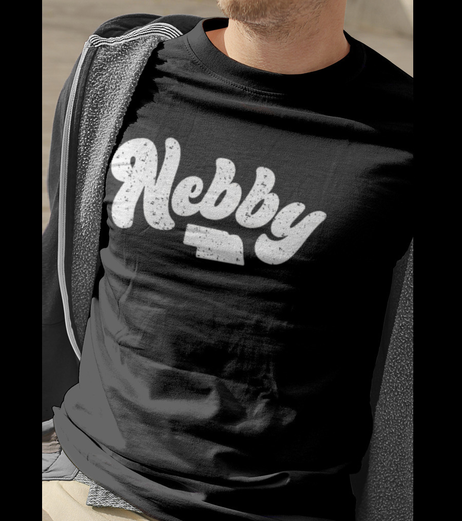 Nebby Nebraska State T-Shirt