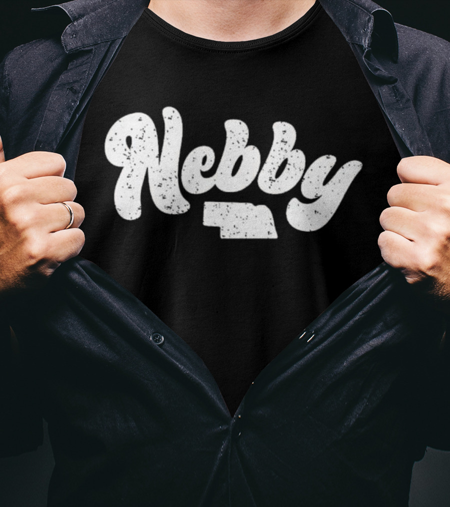 Nebby Nebraska State T-Shirt