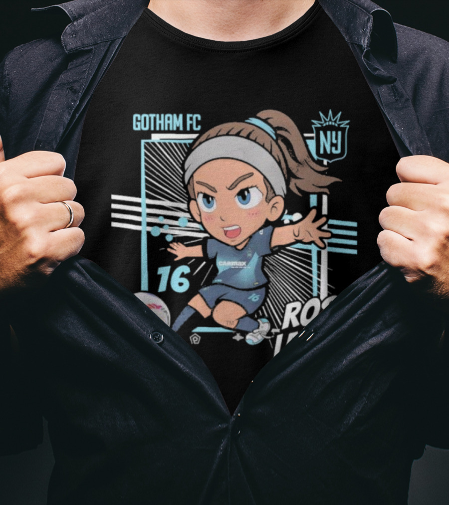Gotham FC NY Rose Lavelle Chibi 16 T-Shirt