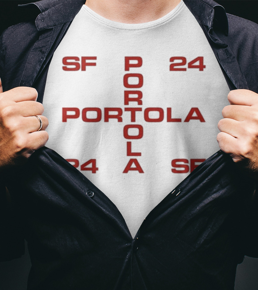 Portola SF 24 Cross Logo Lineup T-Shirt
