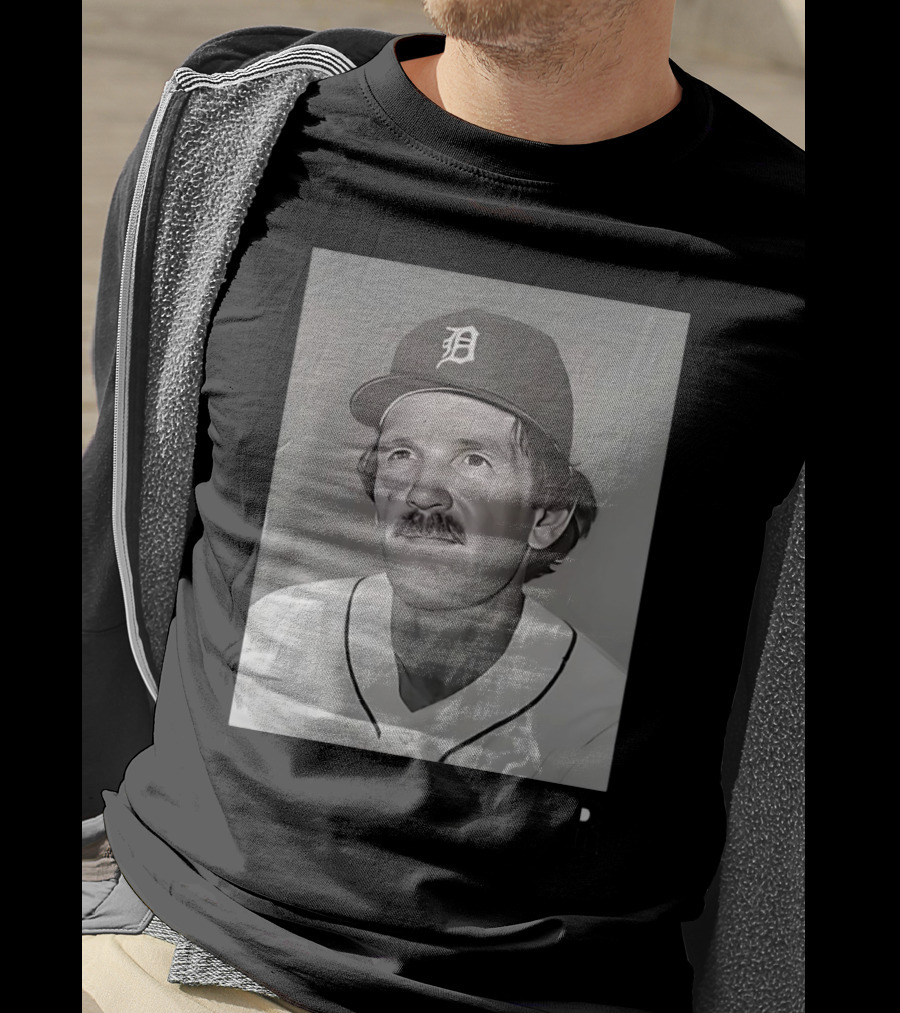 Baseball Legend Jim Leyland The Skipper In Classic Detroit T-Shirt