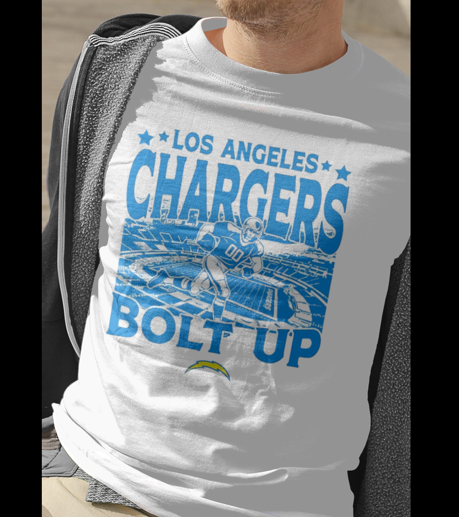 Los Angeles Chargers Bolt Up Gameday Football Stadium T-Shirt